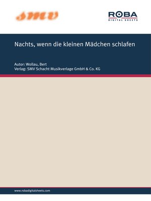 cover image of Nachts, Wenn Die Kleinen Mädchen Noch Schlafen